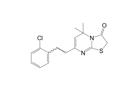 7-(o-chlorostyryl)-5,5-dimethyl-5H-thiazolo[3,2-a]pyrimidin-3(2H)-one