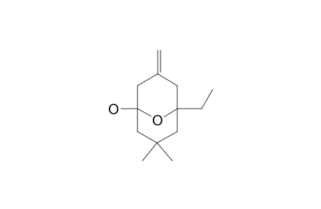 5-Ethyl-3,3-dimethyl-7-methylene-9-oxabicyclo[3.3.1]nonan-1-ol