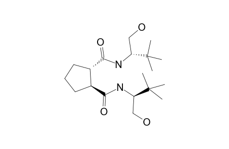 (1S,2S)-Cyclopentane-1,2-dicarboxylic acid bis[(2'-hydroxy-1'-(S)-tert-buutylethyl)amide]