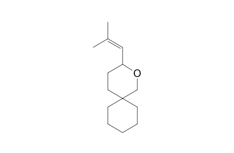 3-(2-methylprop-1-en-1-yl)-2-oxaspiro[5.5]undecane