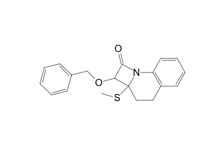 2-BENZYLOXY-2,2A,3,4-TETRAHYDRO-2A-METHYLTHIO-1H-AZETO-[1,2-A]-QUINOLIN-1-ONE