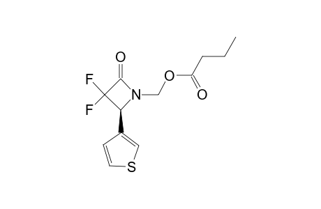 (S)-1-(N-METHYLBUTYRATE)-3,3-DIFLUORO-4-(THIOPHEN-3-YL)-AZETIDIN-2-ONE