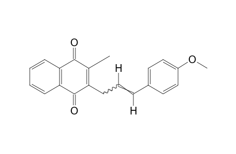 2-(p-Methoxycinnamyl)-3-methyl-1,4-naphthoquinone