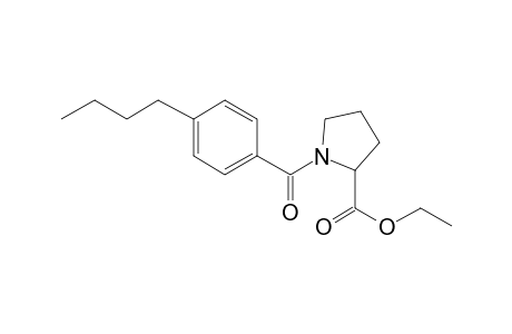 L-Proline, N-(4-butylbenzoyl)-, ethyl ester