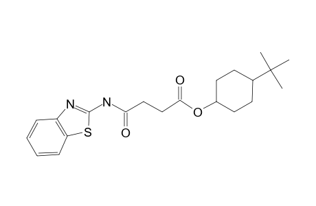 N-Benzothiazol-2-yl-succinamic acid 4-tert-butyl-cyclohexyl ester