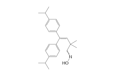 4,4-Di-(p-isopropylphenyl)-2,2-dimethylbut-3-enal oxime