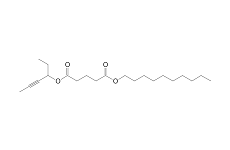 Glutaric acid, decyl hex-4-yn-3-yl ester