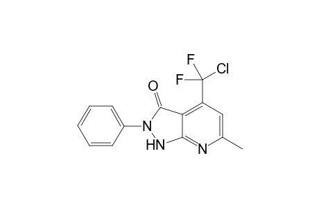 4-(Chlorodifluoromethyl)-6-methyl-2-phenyl-1H-pyrazolo-[3,4-b]pyridin-3(2H)-one