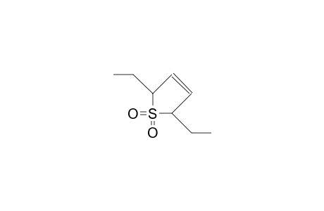 2,5-Diethyl-2,5-dihydro-thiophene 1,1-dioxide