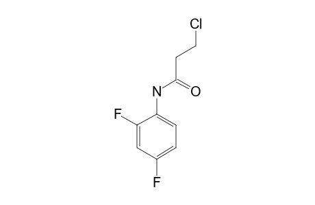 3-chloro-2',4'-difluoropopionanilide