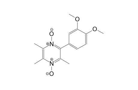 pyrazine, 2-(3,4-dimethoxyphenyl)-3,5,6-trimethyl-, 1,4-dioxide