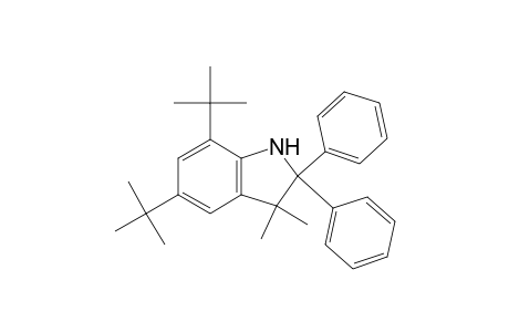 1H-Indole, 5,7-bis(1,1-dimethylethyl)-2,3-dihydro-3,3-dimethyl-2,2-diphenyl-