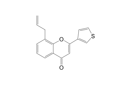2-(3'-Thienyl)-8-allylbenzopyran-4-one