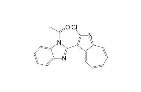 1-[2-(2-chloranylcyclohepta[b]pyrrol-3-yl)benzimidazol-1-yl]ethanone