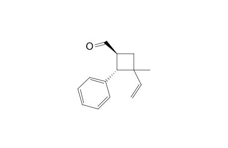 rac-(1S,2R)-3-Methyl-2-phenyl-3-vinylcyclobutane-1-carbaldehyde