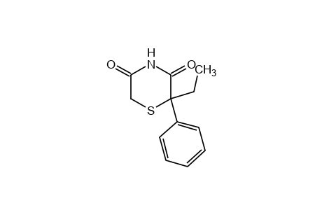 2-ethyl-2-phenyl-2H-1,4-thiazine-3,5(4H,6H)-dione