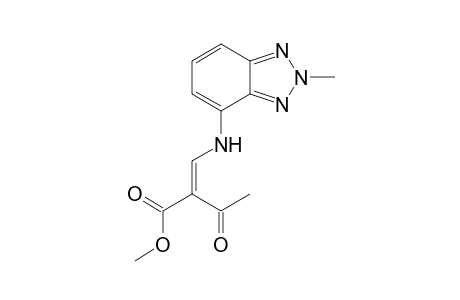 4-[N-(2'-{Methoxycarbonyl}-2'-acetylethylene)amino]-2-methylbenzotriazole