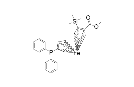 1-Diphenylphosphino-1'-(methoxy)carbonyl)-2'-(Rp)-(trimethylsilyl)-ferrocene