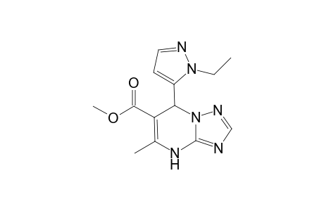 Methyl 7-(1-ethyl-1H-pyrazol-5-yl)-5-methyl-4H,7H-[1,2,4]triazolo[1,5-a]pyrimidine-6-carboxylate