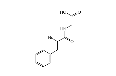 DL-N-(2-bromo-3-phenylpropionyl)glycine