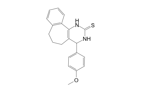 4-(p-methoxyphenyl)-4,5,6,7-tetrahydro-3H-benzo[6,7]cyclohepta[1,2-d]pyrimidine-2-thiol