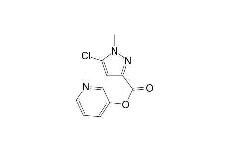 Pyrazole-3-carboxylic acid, 5-chloro-1-methyl-, 3-pyridyl ester