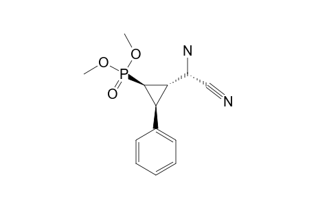 [2R-(AMINOCYANOMETHYL)-3R-PHENYL-CYCLOPROPYL]-1S-PHOSPHONIC-ACID-DIMETHYLESTER