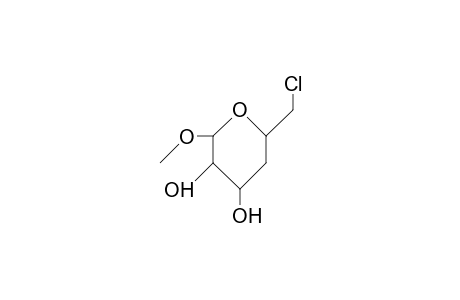 Methyl-6-chloro-4,6-dideoxy.alpha.-D-xylohexopyranoside