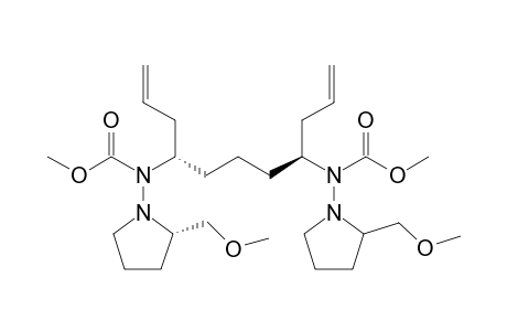 (1S,5S,2'S,2''S)-(-)-N-{1-Allyl-{5-[(2-methoxymethylpyrrolidine-1-yl)methoxycarbonylamino]oct-7-enyl}-N-(2-methoxymethylpyrrolidin-1-yl)methylcarbamate