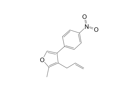 2-Methyl-3-allyl-4-(4'-nitrophenyl)furan