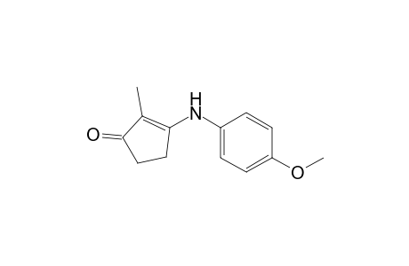 3-(4'-METHOXYPHENYL)-AMINO-2-METHYLCYCLOPENT-2-EN-1-ONE