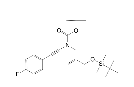 N-[2-(TERT.-BUTYLDIMETHYLSILYLOXYMETHYL)-ALLYL]-N-TERT.-BUTOXYCARBONYL-(4-FLUOROPHENYL)-ETHYNYLAMINE