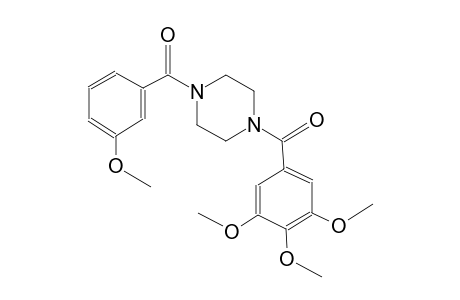 piperazine, 1-(3-methoxybenzoyl)-4-(3,4,5-trimethoxybenzoyl)-