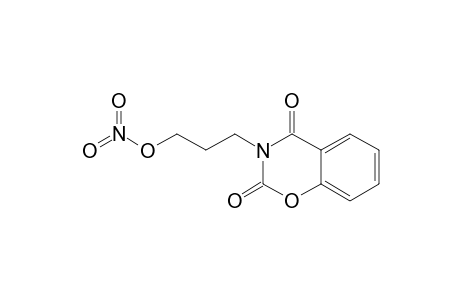nitric acid 3-(2,4-diketo-1,3-benzoxazin-3-yl)propyl ester