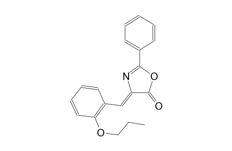 5(4H)-oxazolone, 2-phenyl-4-[(2-propoxyphenyl)methylene]-, (4Z)-