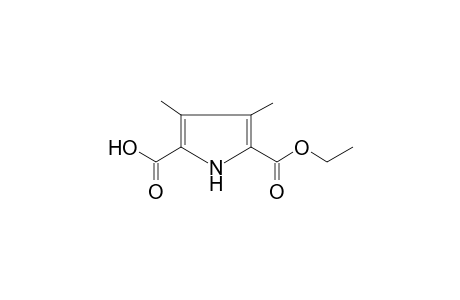 5-Ethoxycarbonyl-3,4-dimethyl-1H-pyrrole-2-carboxylic acid