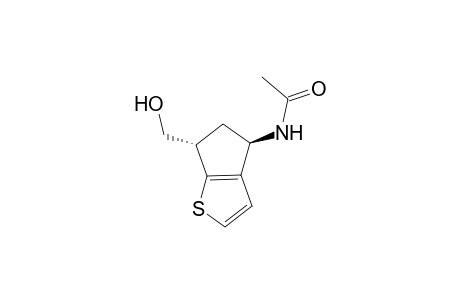 (+/-)-TRANS-N-[(6-HYDROXYMETHYL)-5,6-DIHYDRO-4H-CYCLOPENTA-[B]-THIEN-4-YL]-ACETAMIDE