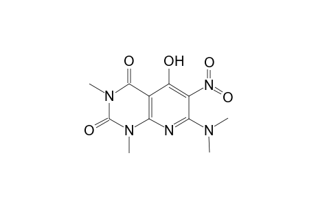 7-(dimethylamino)-5-hydroxy-1,3-dimethyl-6-nitropyrido[2,3-d]pyrimidine-2,4(1H,3H)-dione