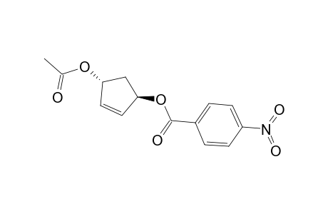 p-Nitrobenzoic acid (1R,4R)-4-acetoxycyclopent-2-en-1-yl ester