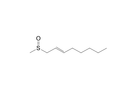 (E)-1-methylsulfinyl-2-octene