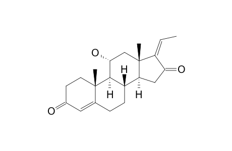 11-ALPHA-HYDROXYPREGNA-4,17(20)-TRANS-DIENE-3,16-DIONE