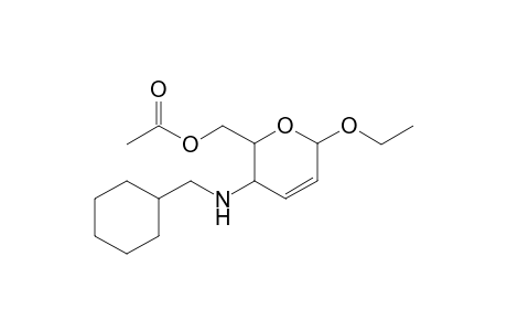 .alpha.-D-erythro-Hex-2-enopyranoside, ethyl 4-(cyclohexylmethylamino)-2,3,4-trideoxy-, 6-acetate