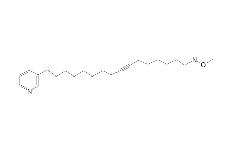 7-Hexadecyn-1-amine, N-methoxy-16-(3-pyridyl)-