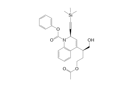 Phenyl (2R)-4-[(S)-4-Acetoxy-1-(hydroxy)but-2-yl]-2-[(trimethylsilyl)ethynyl]-1,2-dihydroquinoline-1-carboxylate