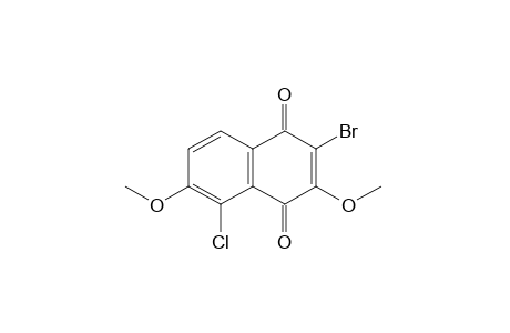 2-bromo-5-chloro-3,6-dimethoxy-1,4-naphthoquinone