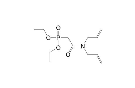 PHOSPHONIC ACID, N,N-DIALLYLCARBAMOYLMETHYL-, DIETHYL ESTER