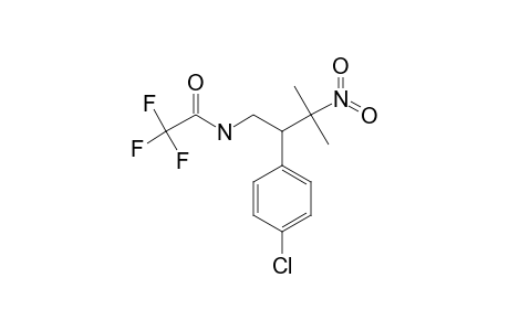 N-[2-(4-chlorophenyl)-3-methyl-3-nitrobutyl]-2,2,2-trifluoroacetamide