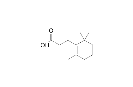 1-Cyclohexene-1-propanoic acid, 2,6,6-trimethyl-