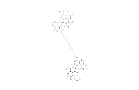 BIS-[O-(2,3,6,2',3',4',6'-HEPTA-O-ACETYL-BETA-LACTOSYL)]-1,12-DODECANEDIYLBIS-(CARBAMATE)