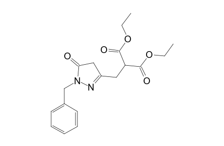 DIETHYL-2-(1-BENZYL-5-OXO-2-PYRAZOLIN-3-YL)-1,1-ETHANEDICARBOXYLATE